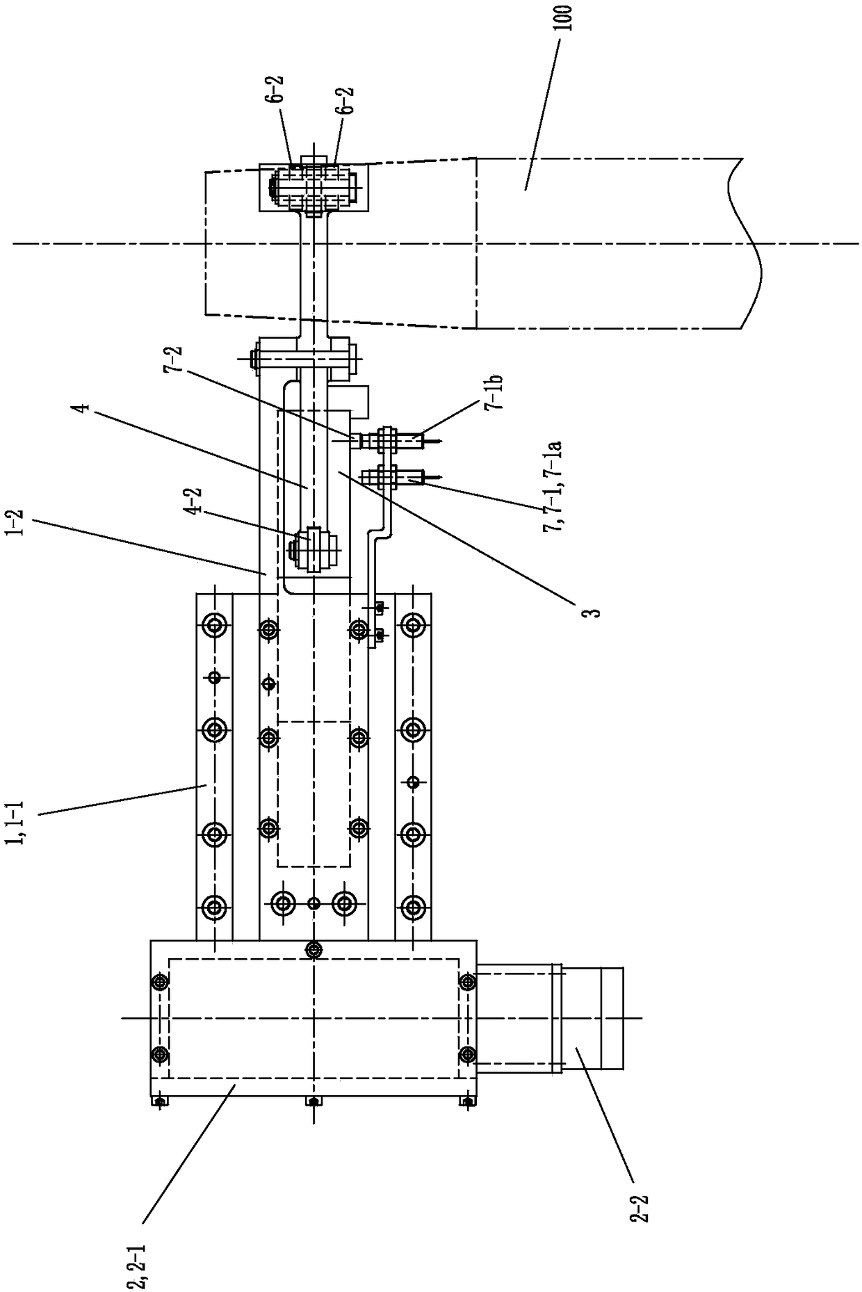 Automatic alignment center rack