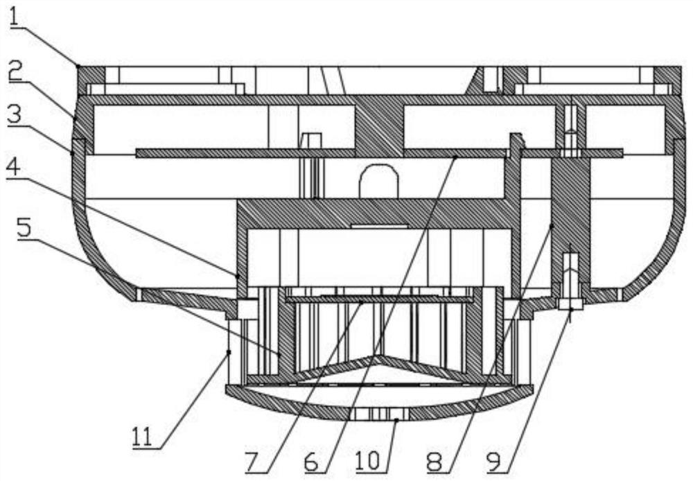 Anti-condensation structure of smoke detector