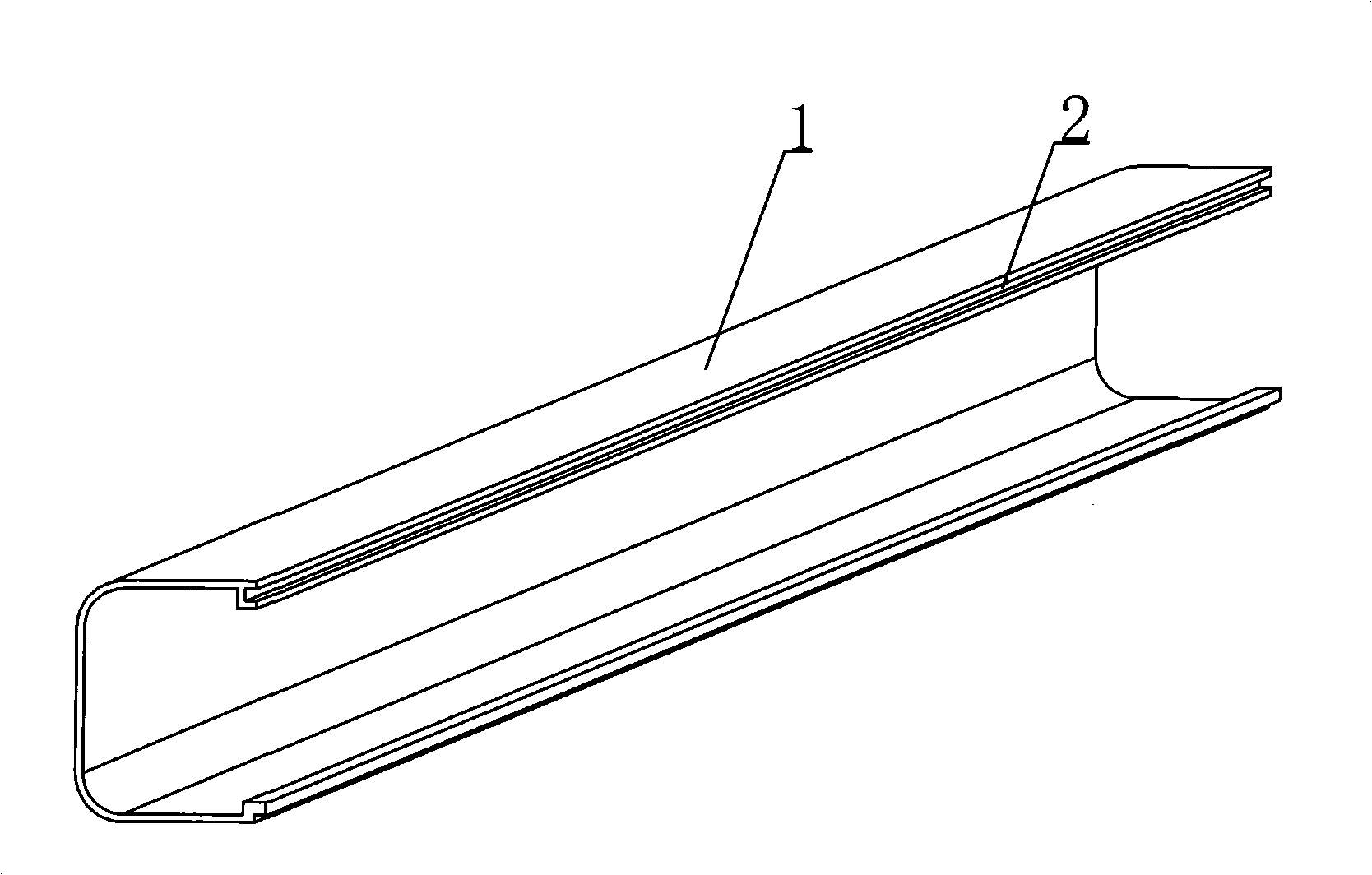 Cast-in-situ reinforcing steel bar concrete floor