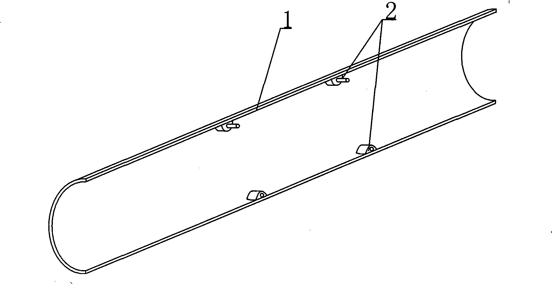 Cast-in-situ reinforcing steel bar concrete floor