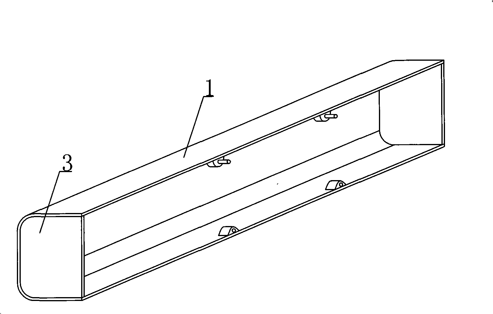 Cast-in-situ reinforcing steel bar concrete floor