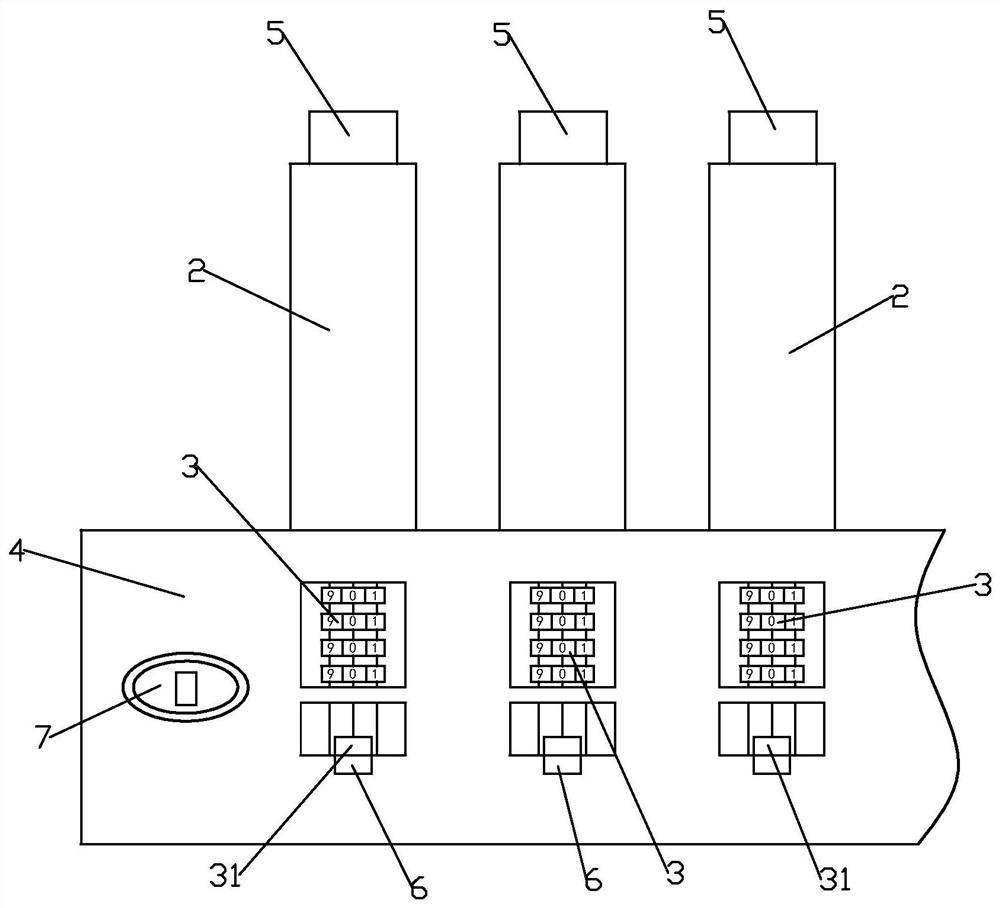 Password type self-service vending machine and password type self-service vending system composed of password type self-service vending machine