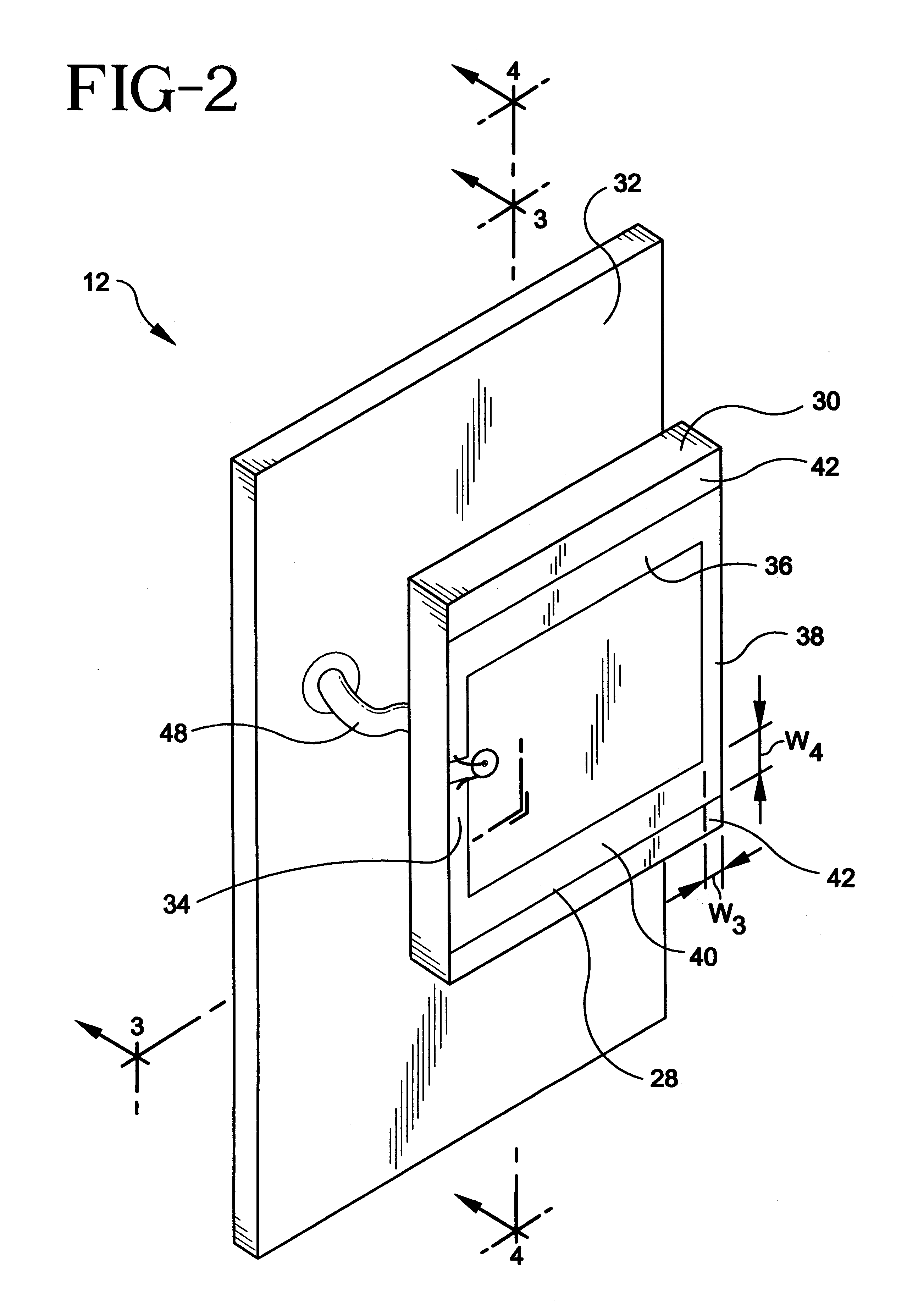 Loop antenna assembly for telecommunication devices