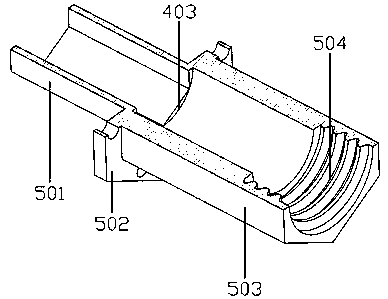 An inner hexagon telescopic adjustable wrench