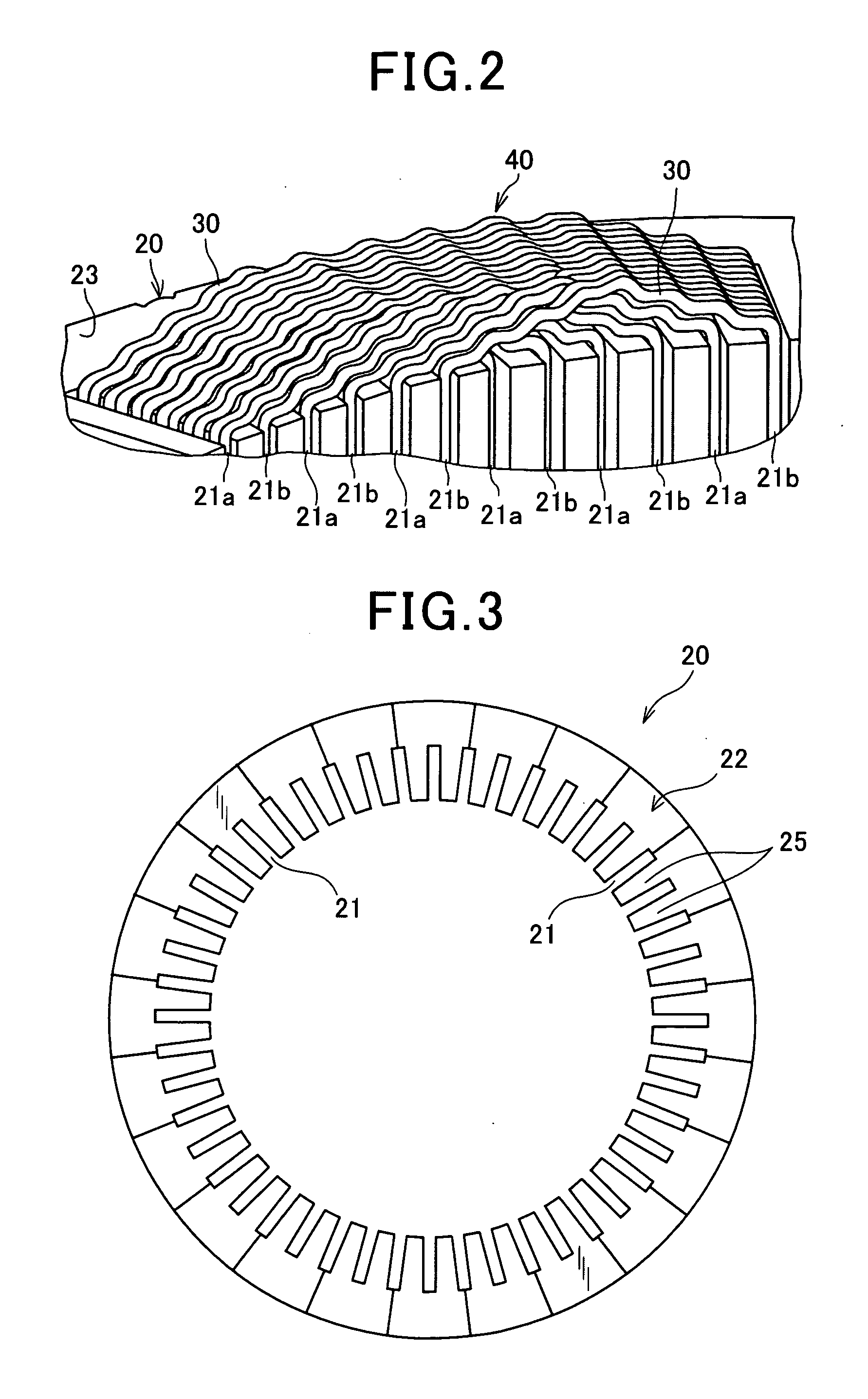 Stator for rotary electric machine and method of manufacturing the stator