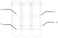 Movable flood-fighting retaining dam