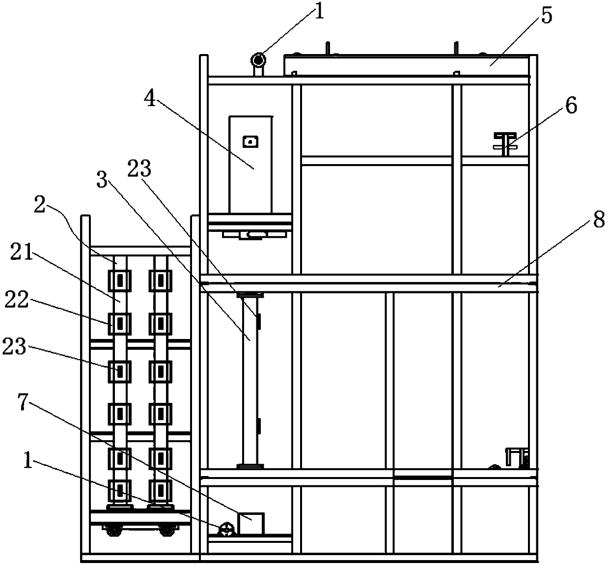 Production device of plastic coated compensation chain