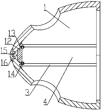 Cabin cover support plate for wind generating set