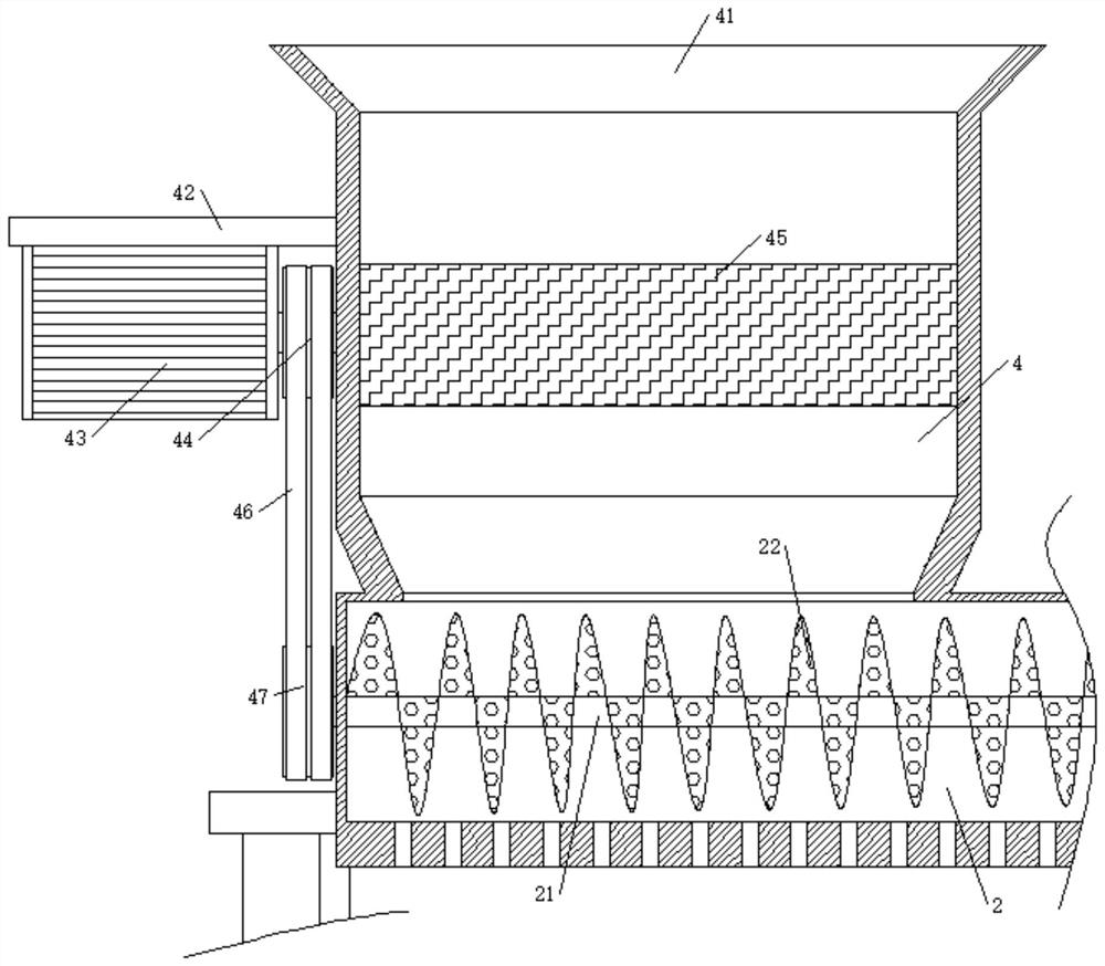 Garbage incineration device with pre-drying and metal waste removing functions