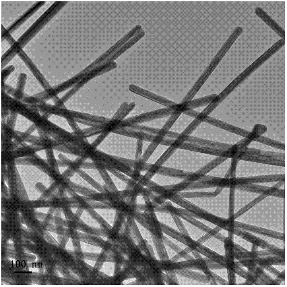 Method for synthesizing silver indium sulfide heterojunction structure nano material through hydro-thermal mode