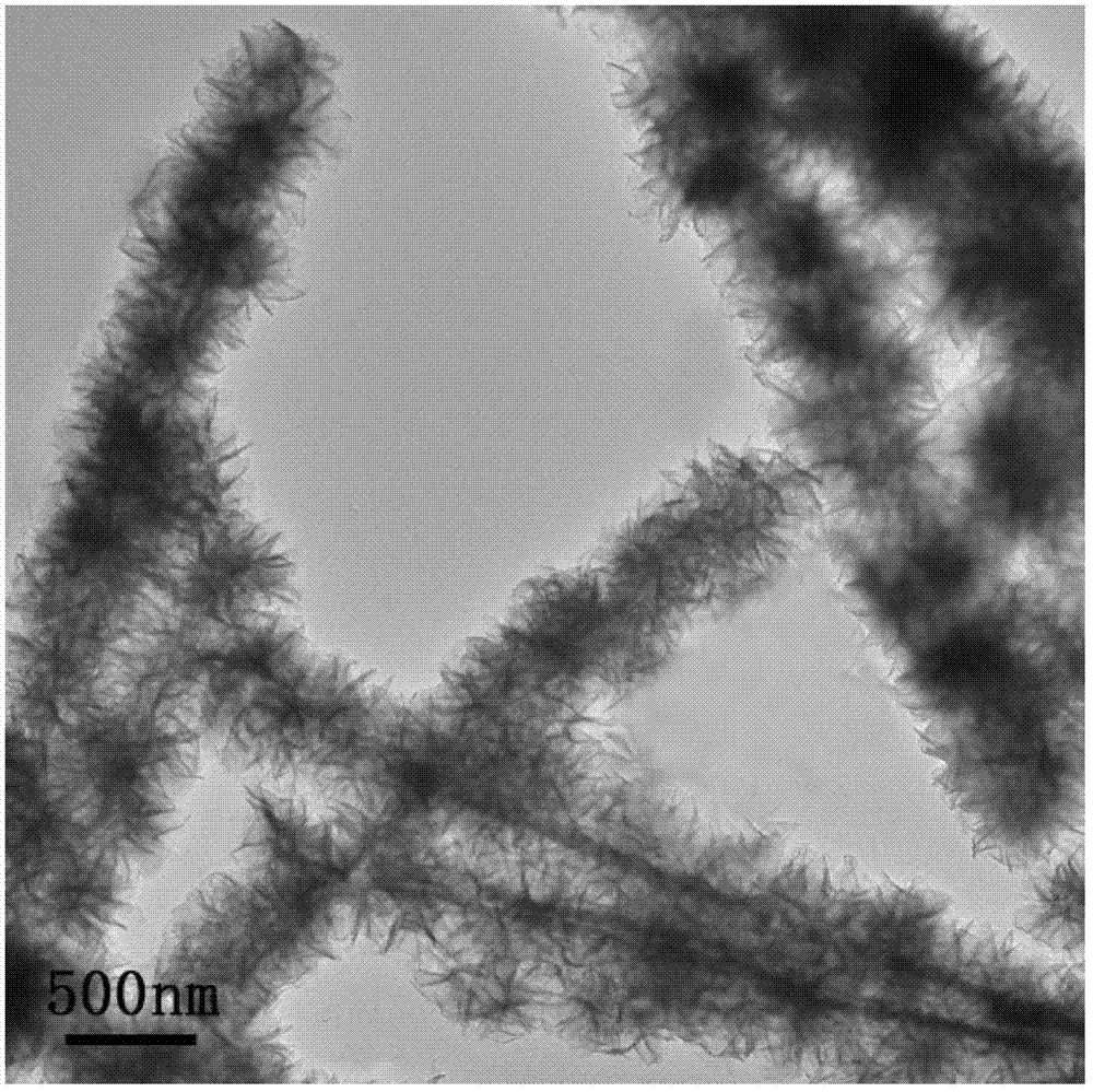 Method for synthesizing silver indium sulfide heterojunction structure nano material through hydro-thermal mode