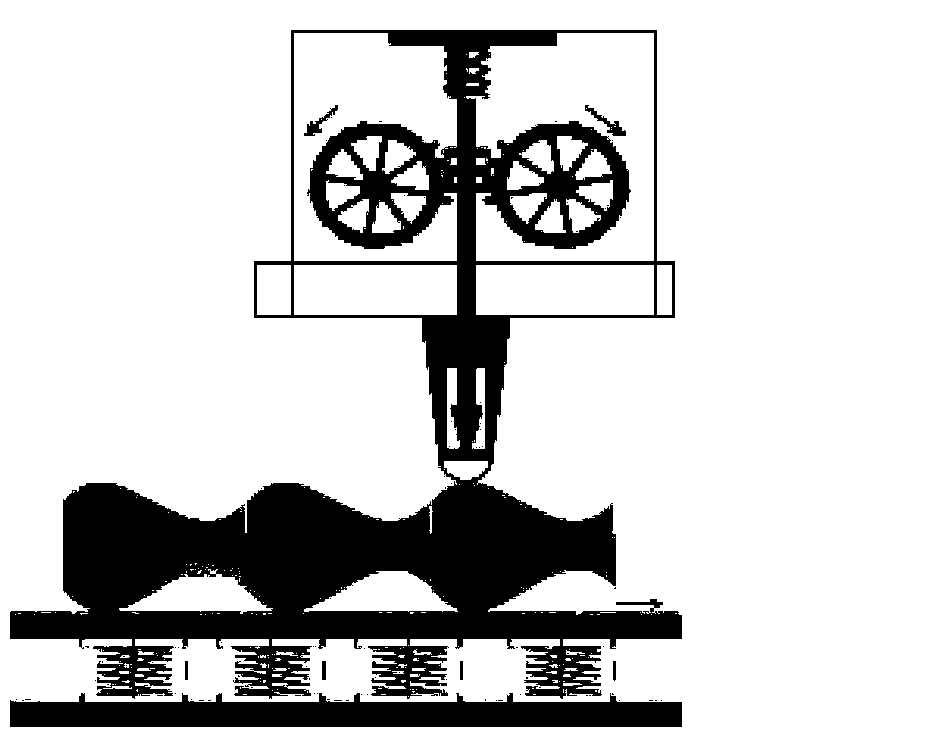 Cable metal shielding layer stripping device