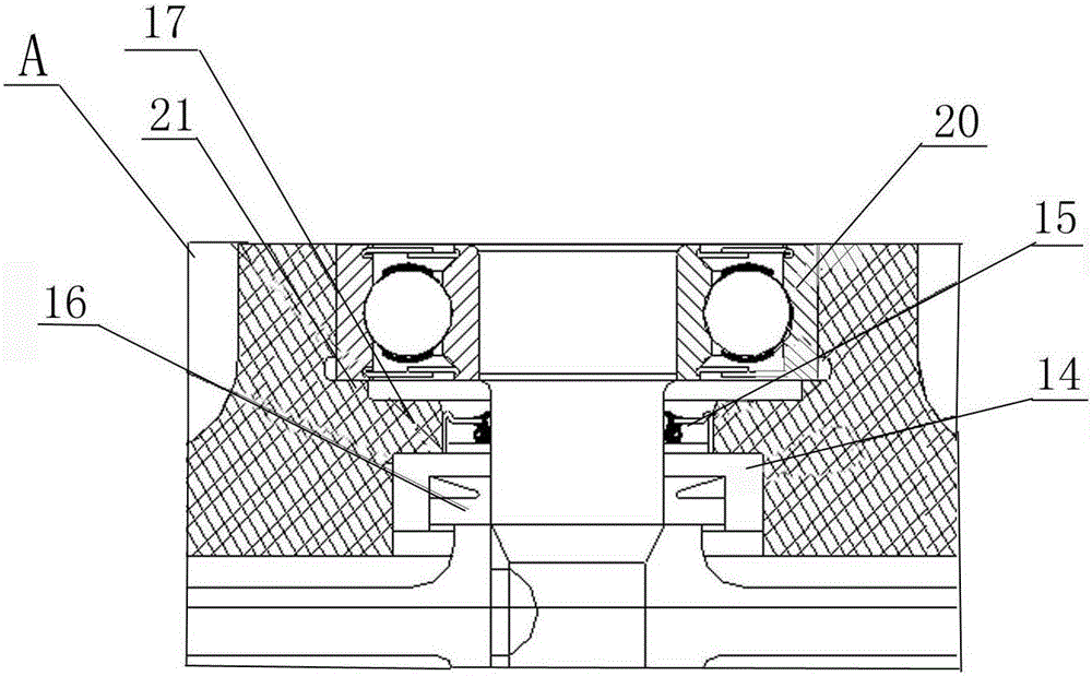 Inclined shaft heading machine shield body internal pumping device and drainage system