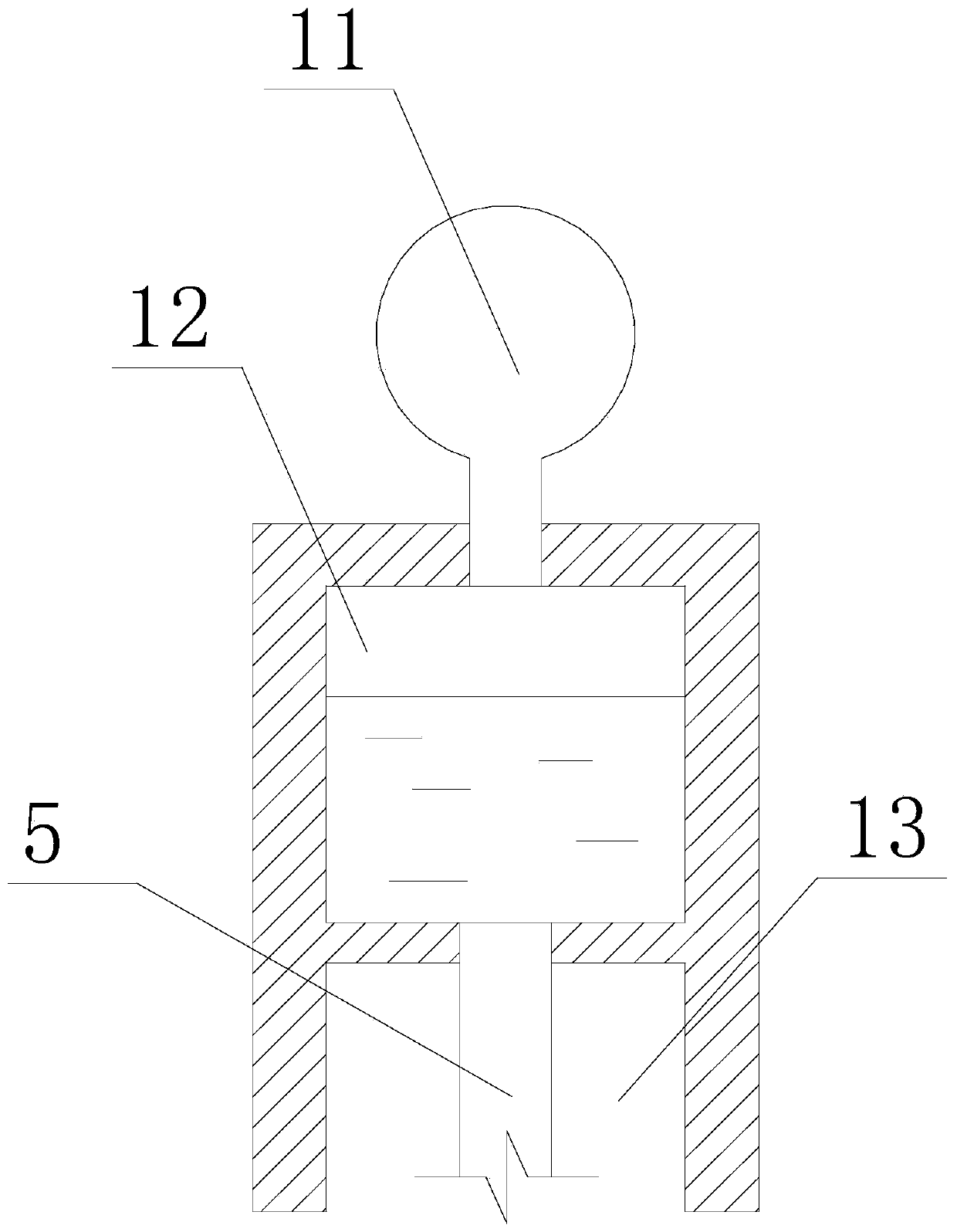 A structure for writing in Parkinson's patients