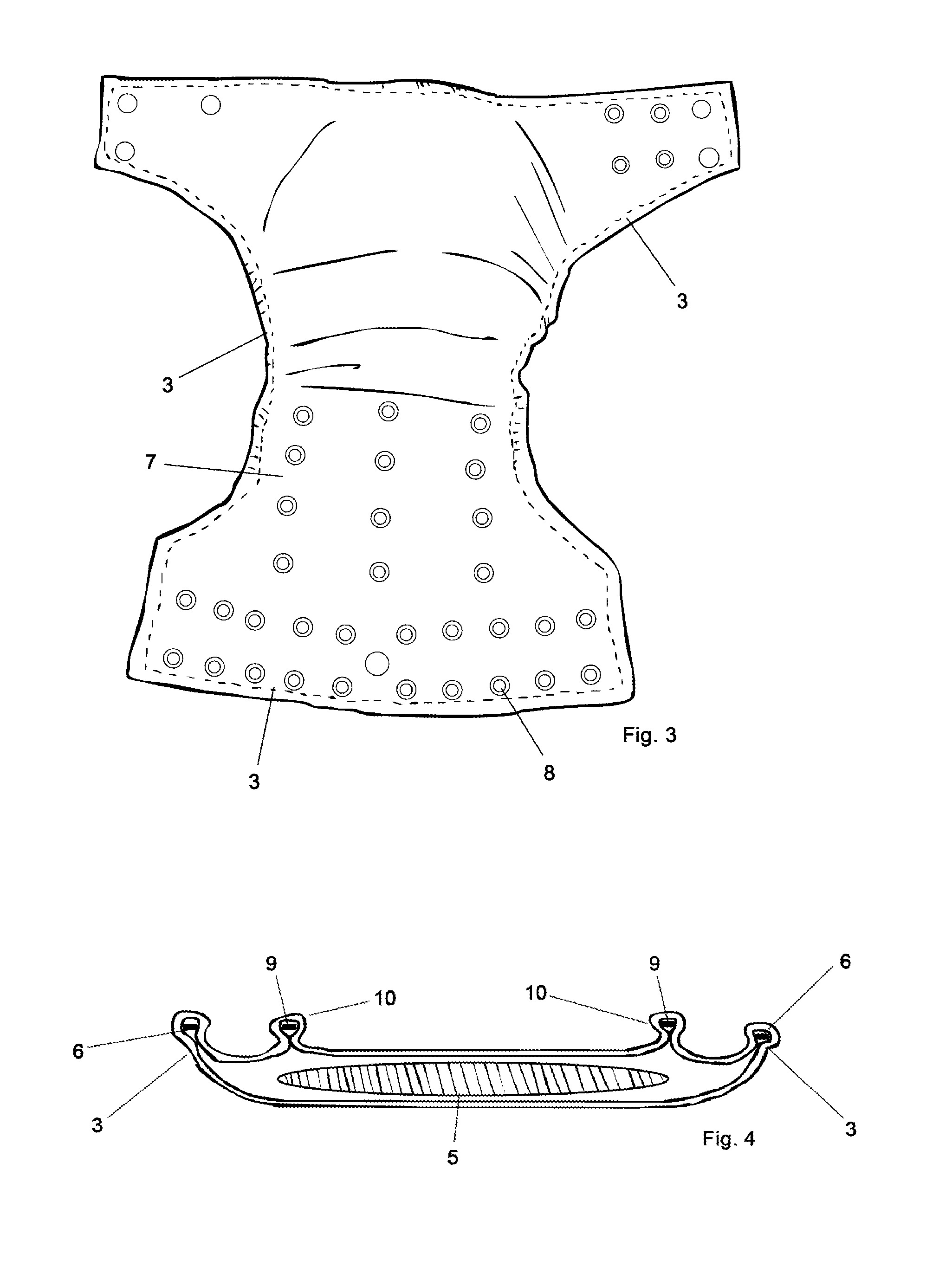 Circular Gusset in Reusable Cloth Diapers