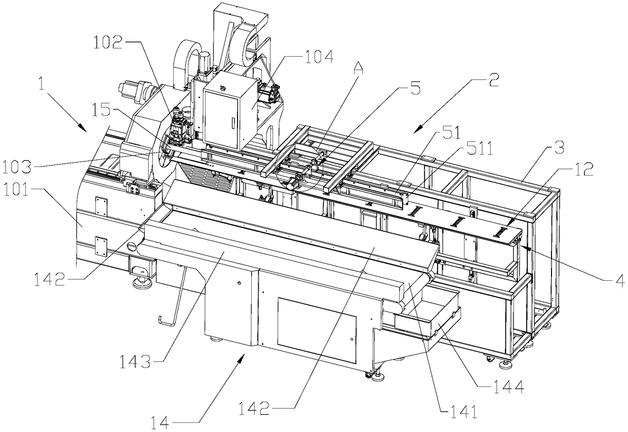 Pipe dropping device for laser pipe cutter