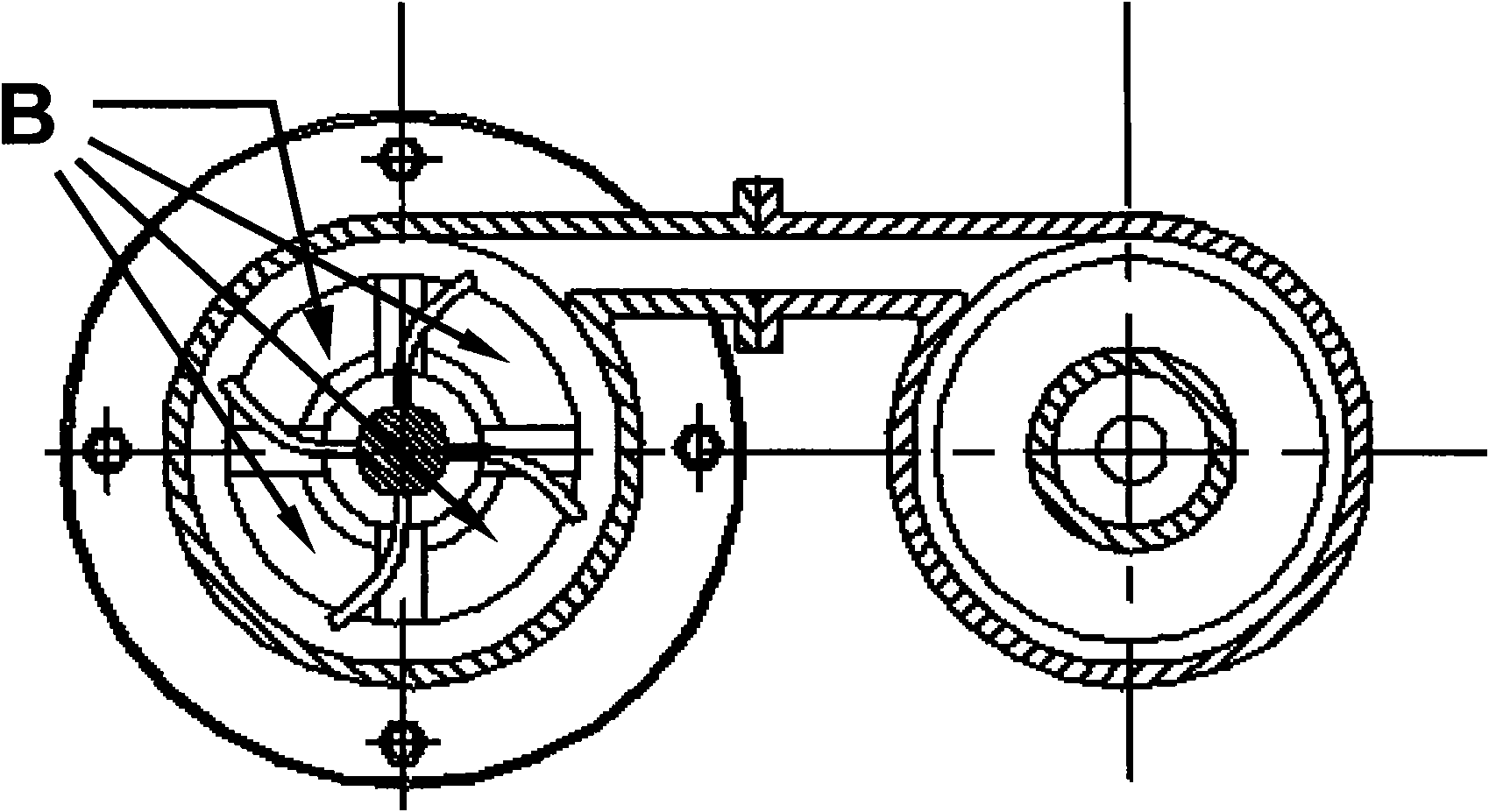 Composite oil gas separation method and composite oil gas separator