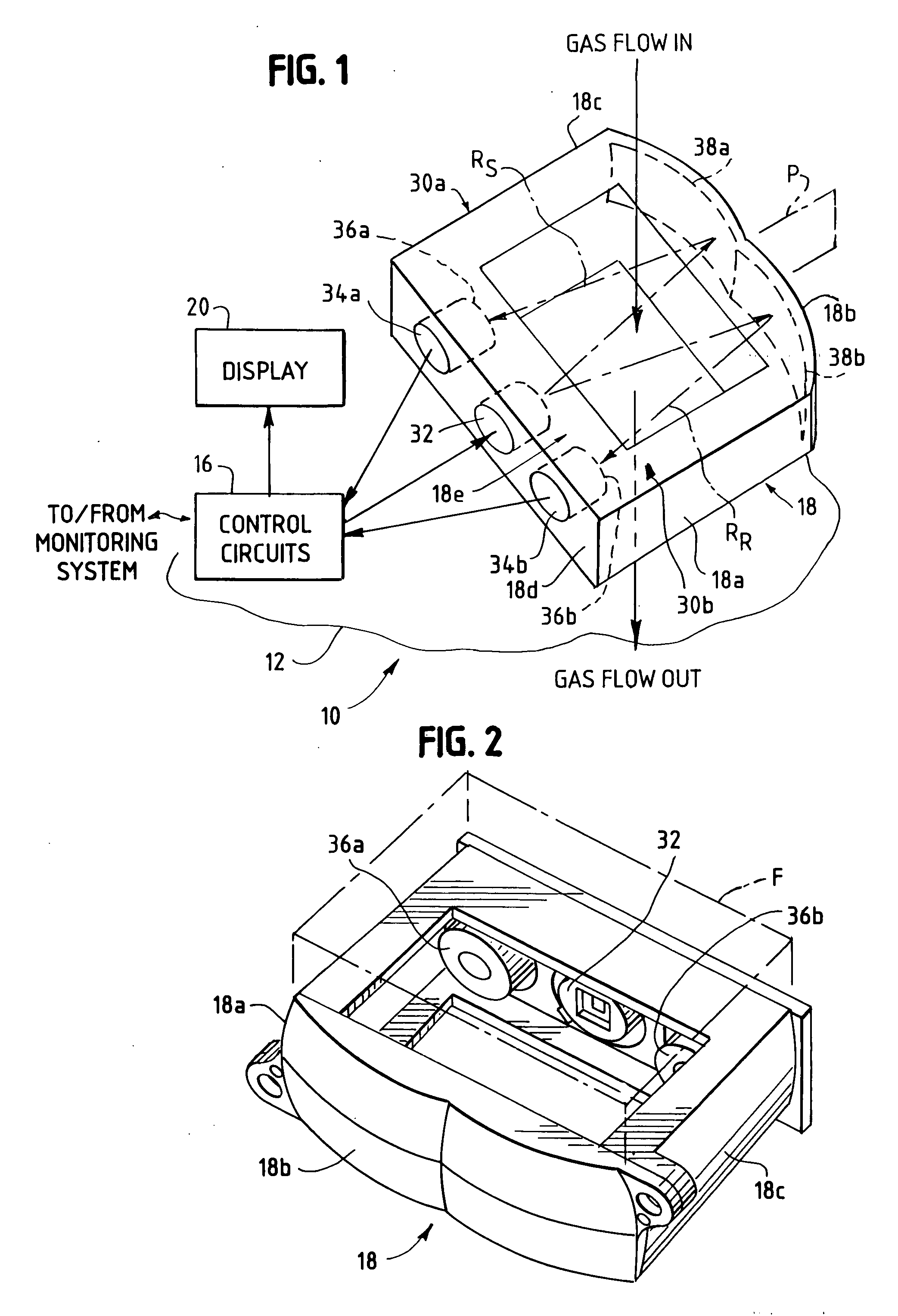 Chamber for gas detector