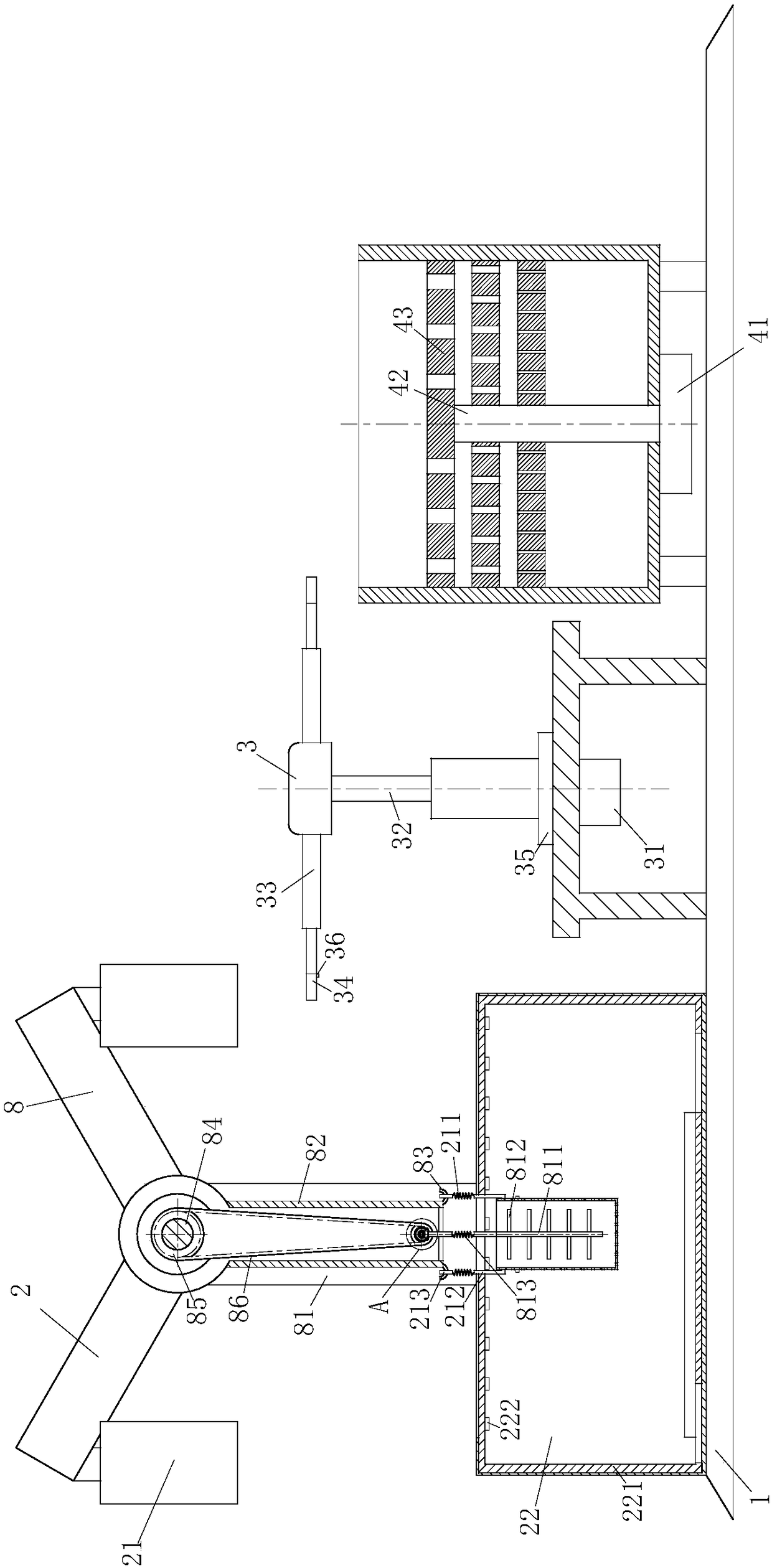 Blanching production system for nutritive protein powder