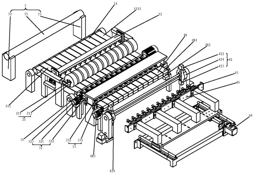 Efficient and intelligent cloth edge pressing assembly line