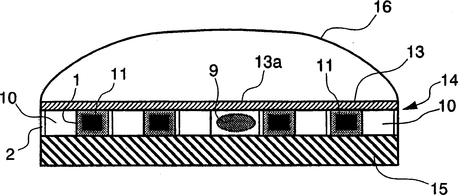 Microcombustion heater having heating surface which emits radiant heat