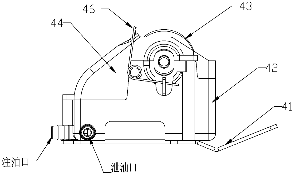 Mechanism for controlling ink of roller stamping machine