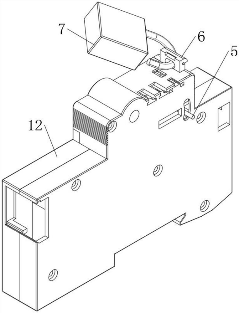 Miniature circuit breaker false closing prevention device