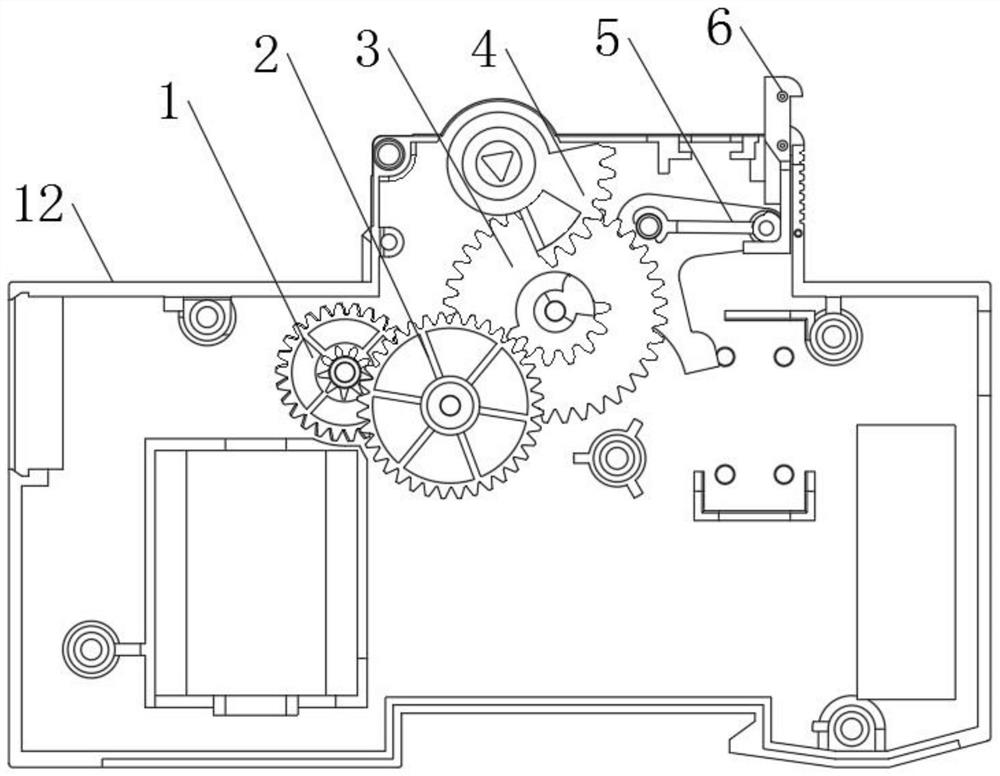 Miniature circuit breaker false closing prevention device