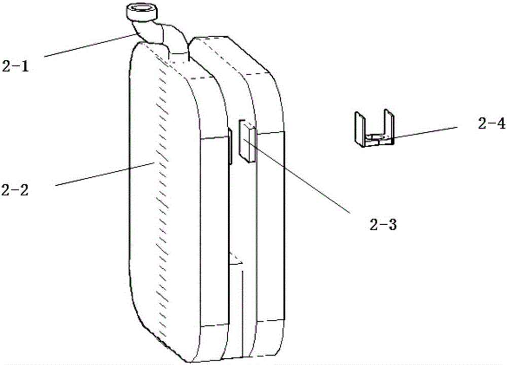 Fast detection device and method for depth of galling groove on concrete pavement of airport