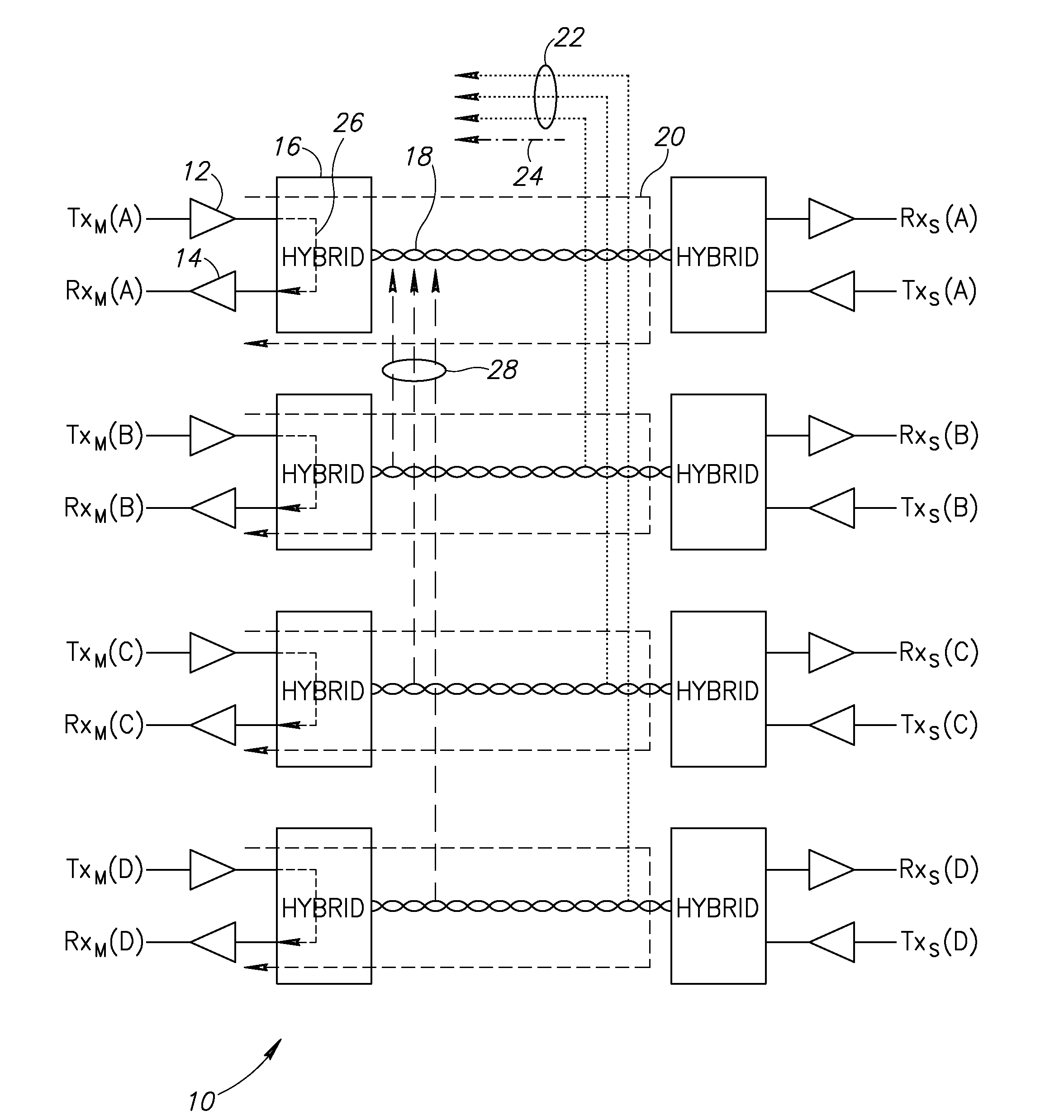 Far-end crosstalk (FEXT) canceller