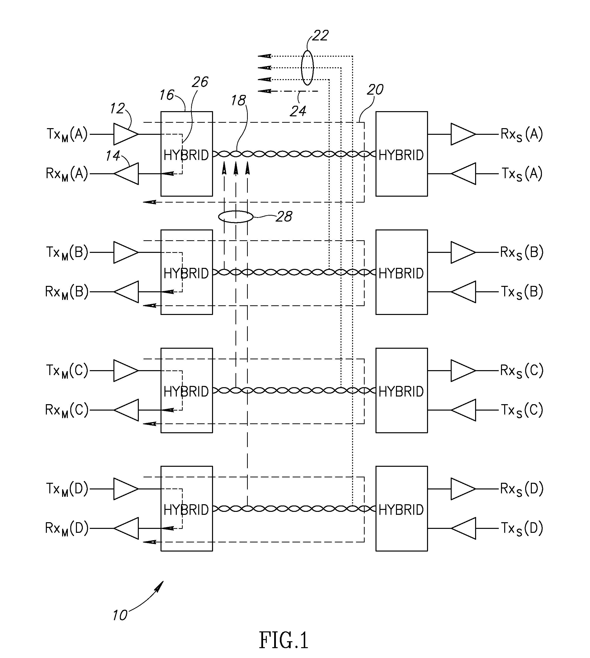 Far-end crosstalk (FEXT) canceller