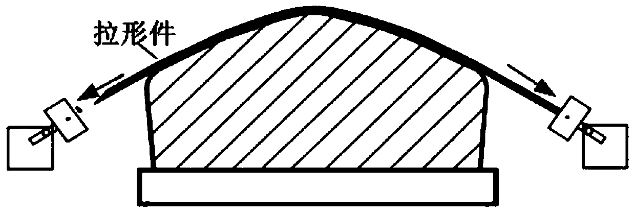 Molding process of five-meter scalloped segment of carrier rocket