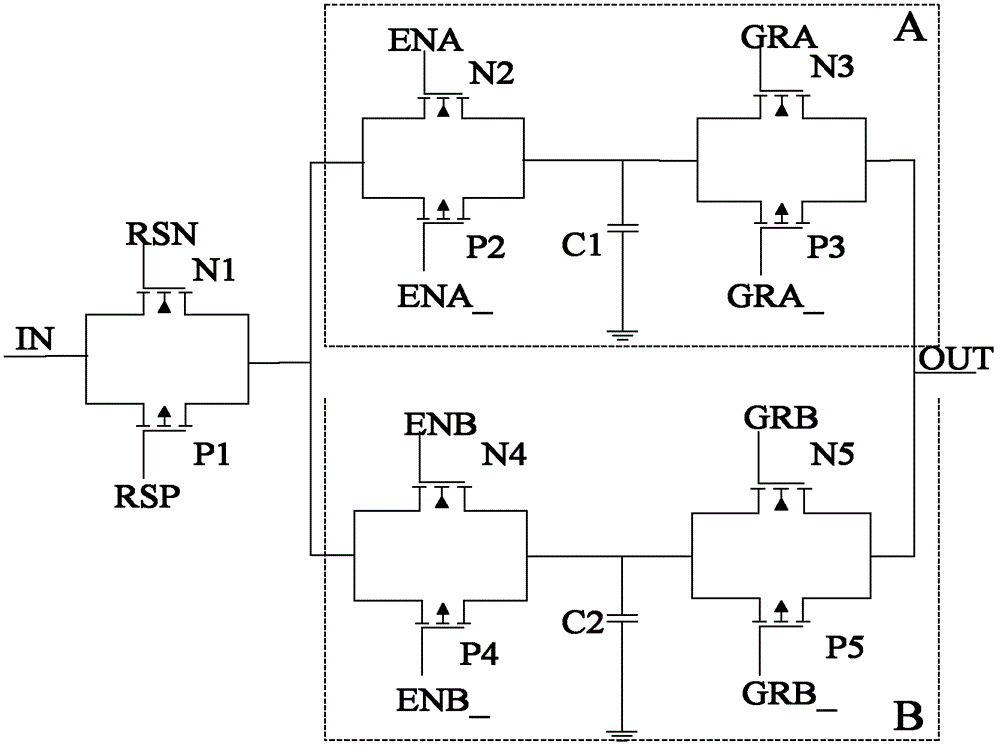 Driving method for LCoS display chip and display chip thereof