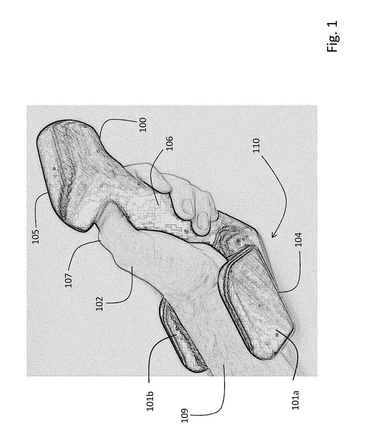 Handheld physiological sensor