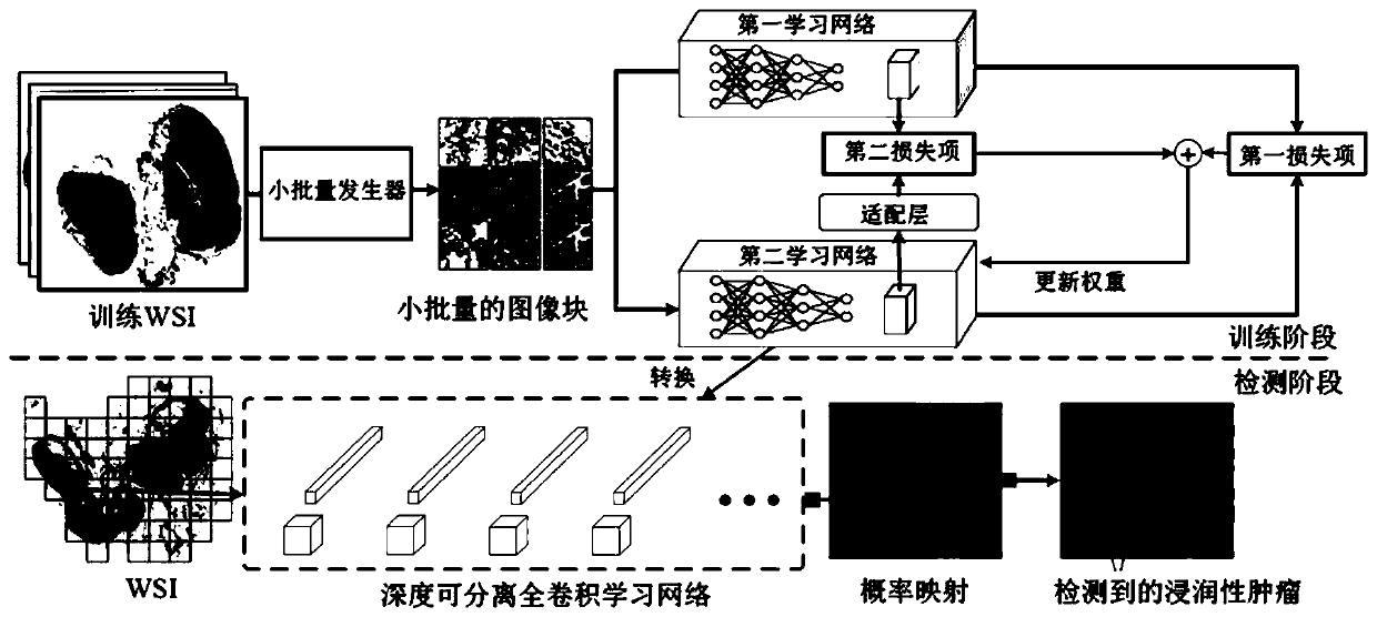 Training-obtaining method of image detection learning network, image detection device, and medium