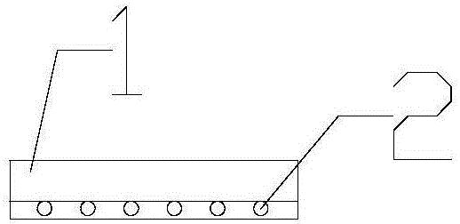 Through bar type concrete composite floor slab structure and manufacturing and assembling method thereof