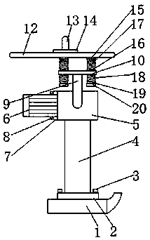 Tamping machine with damping function