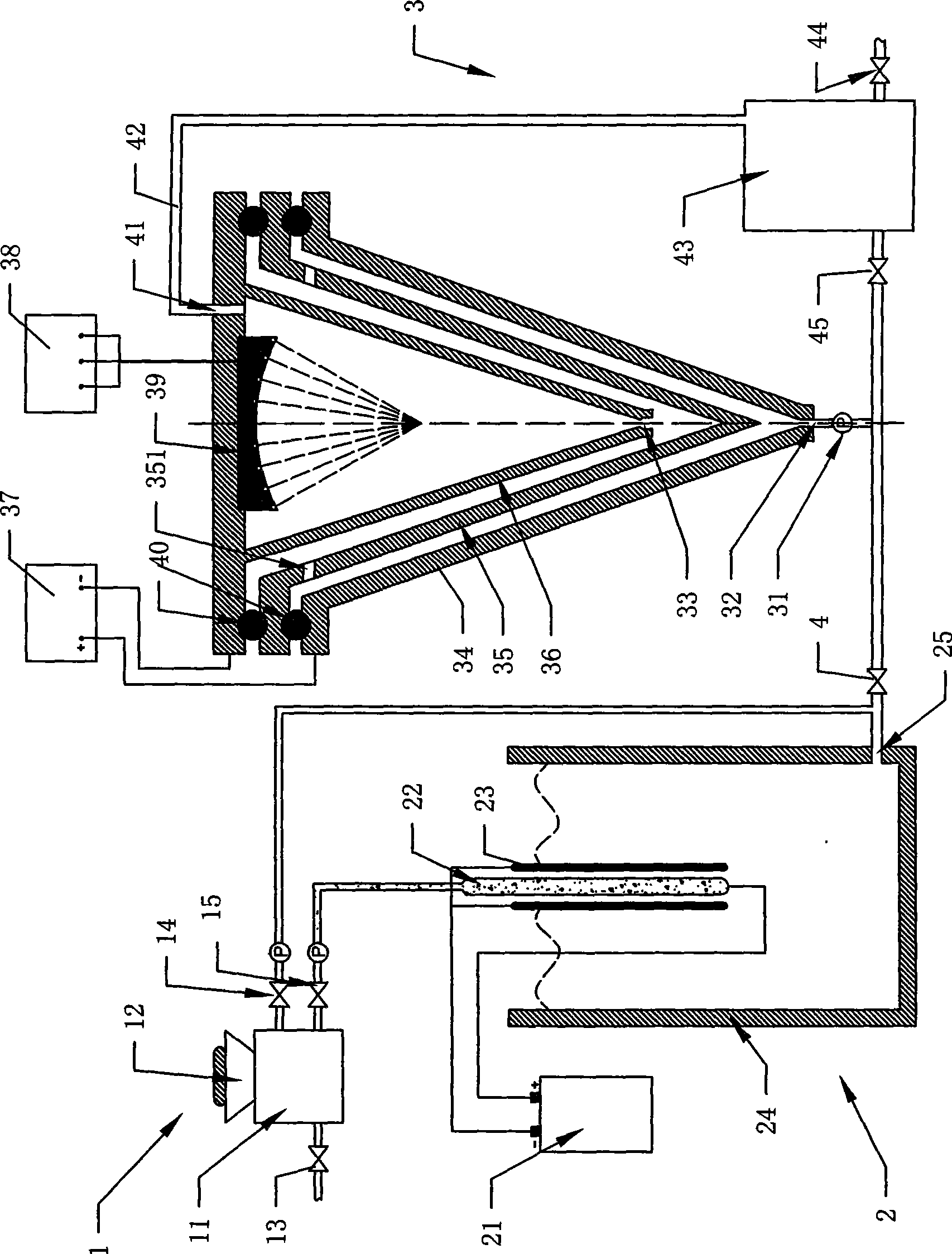 Preparation of quantized carbon material liquid, product thereof and preparing apparatus therefor