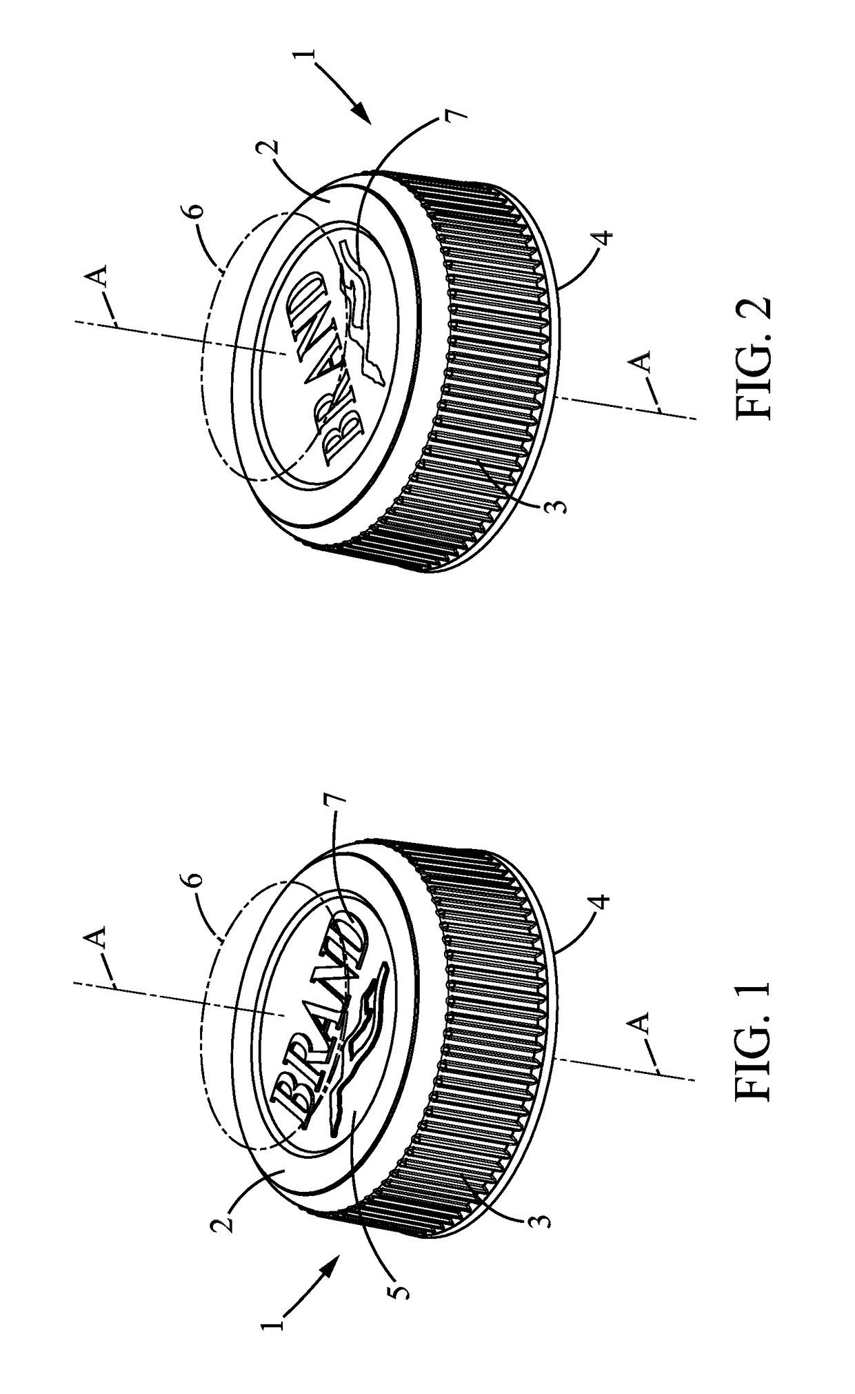 Cap for closing the neck finish of a container and method for manufacturing said cap