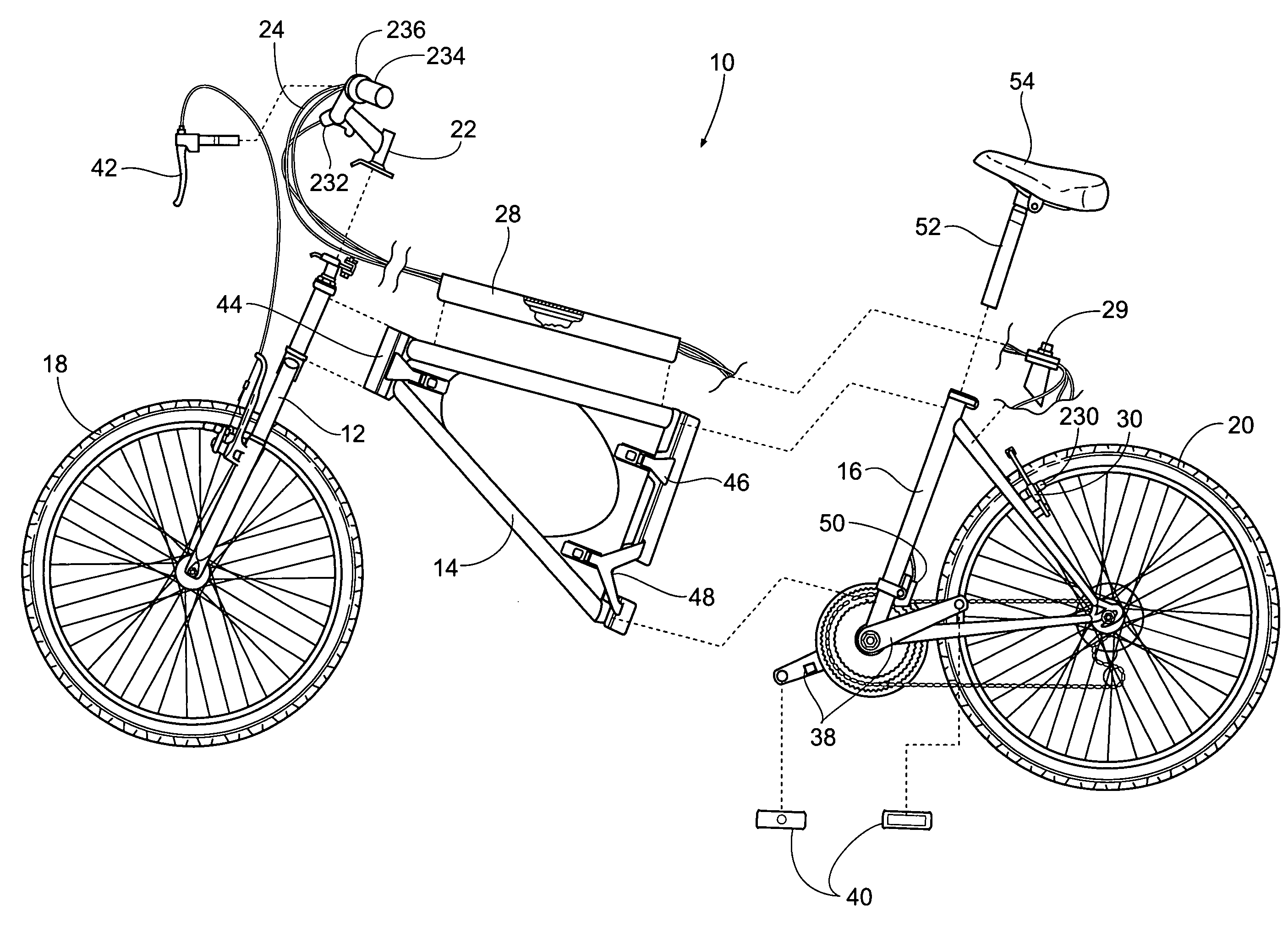 Sectional bicycle