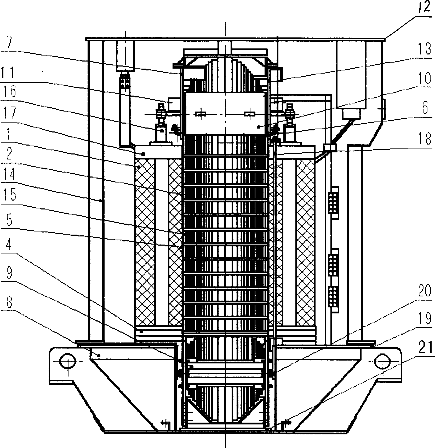 Railway high voltage traction transformer