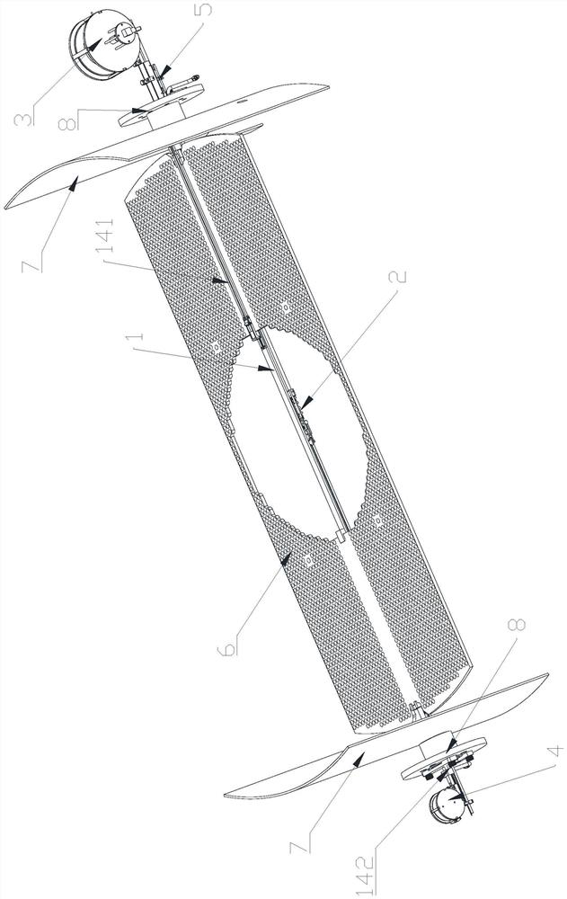 Guide rail mechanism suitable for steam generator cleaning and mounting method thereof