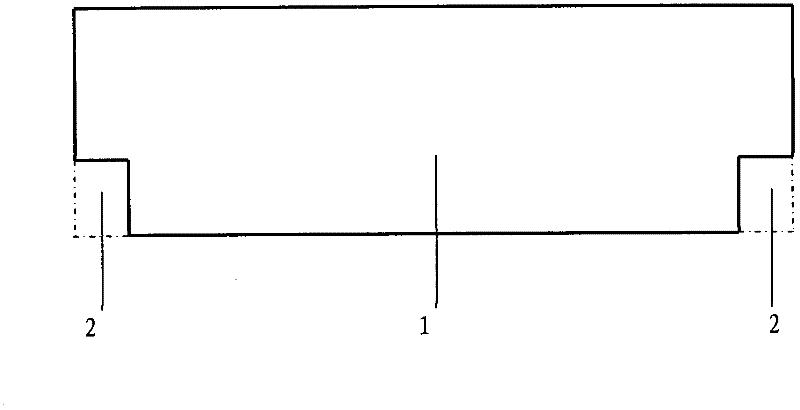 Big-span and big-load prestress trough-shaped laminated plate used as 6-level civil air defence basement roof plate