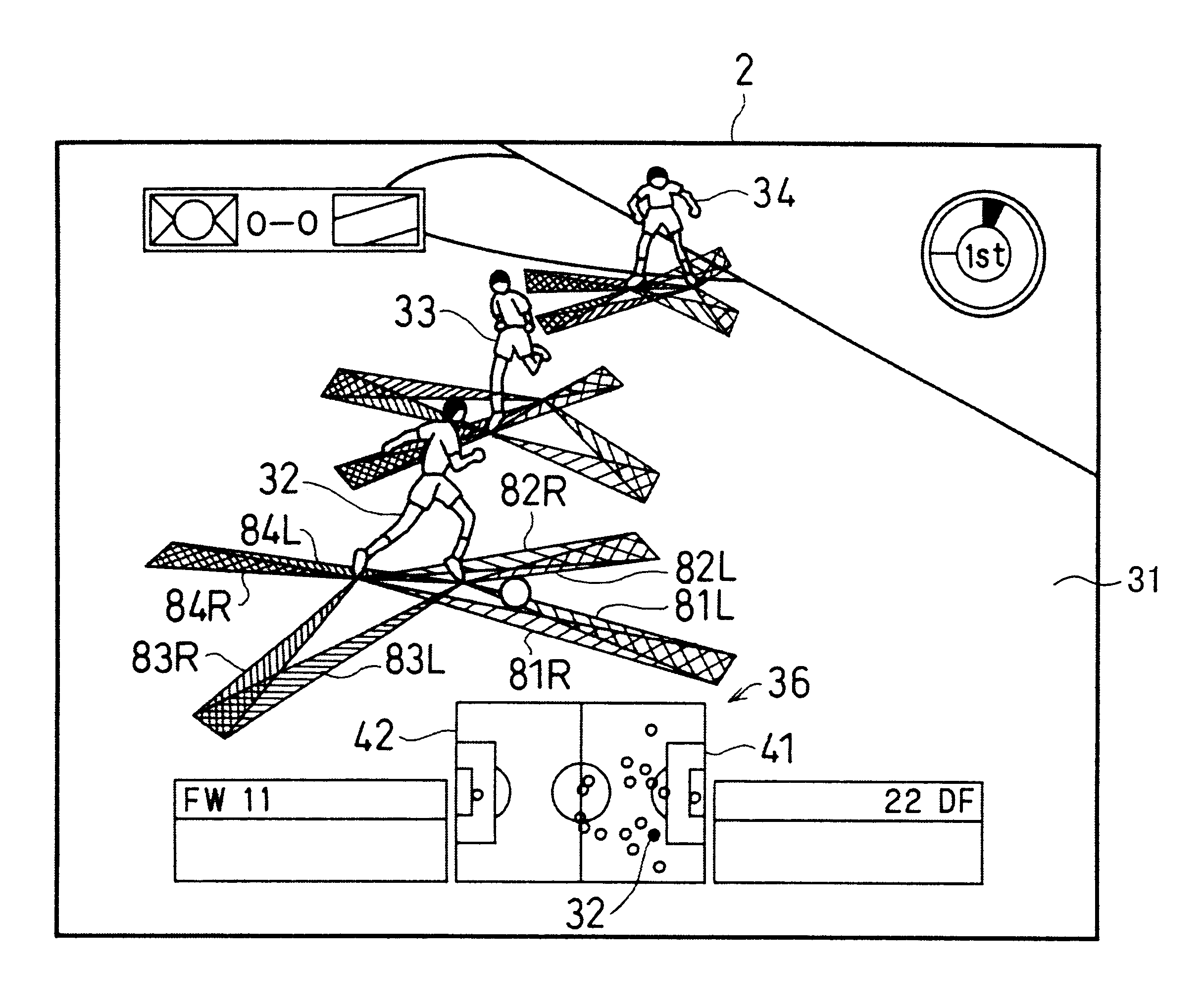 Image generating device, an image generating method, a readable storage medium storing an image generating program and a video game system