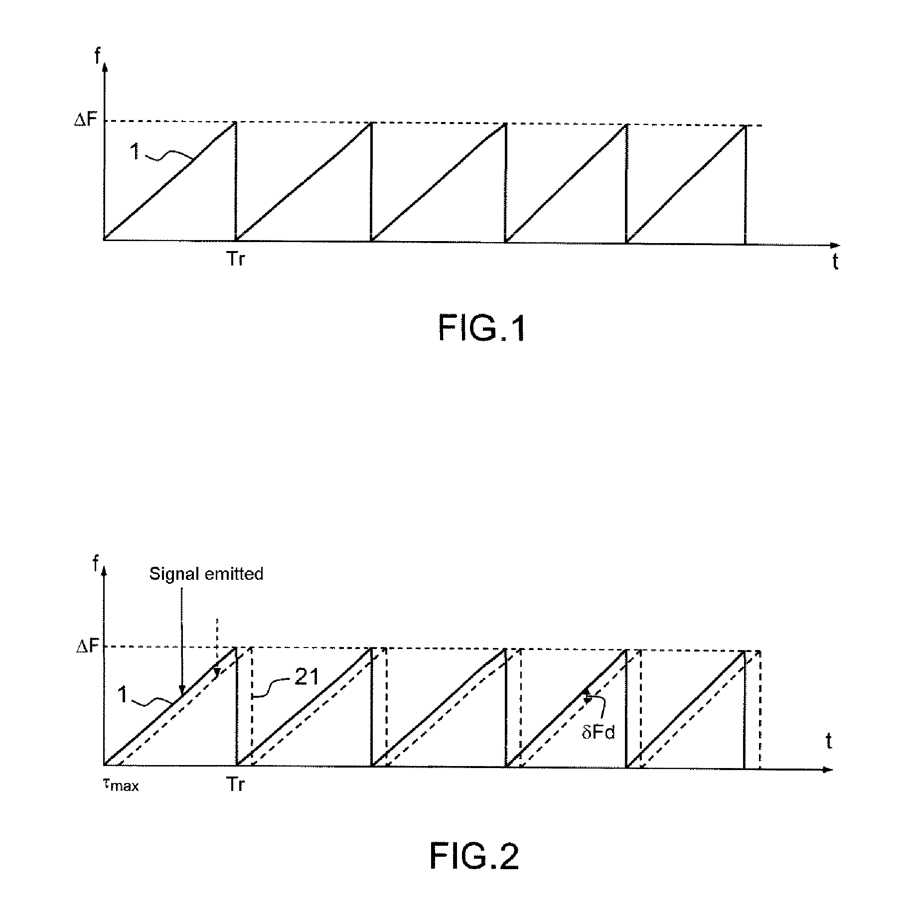 Radar detection method, notably for airborne radars implementing an obstacle detection and avoidance function