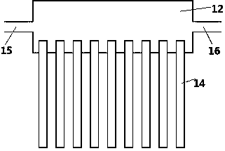 Solar water heater with evaporation end flow homogenizing pipe diameter changes