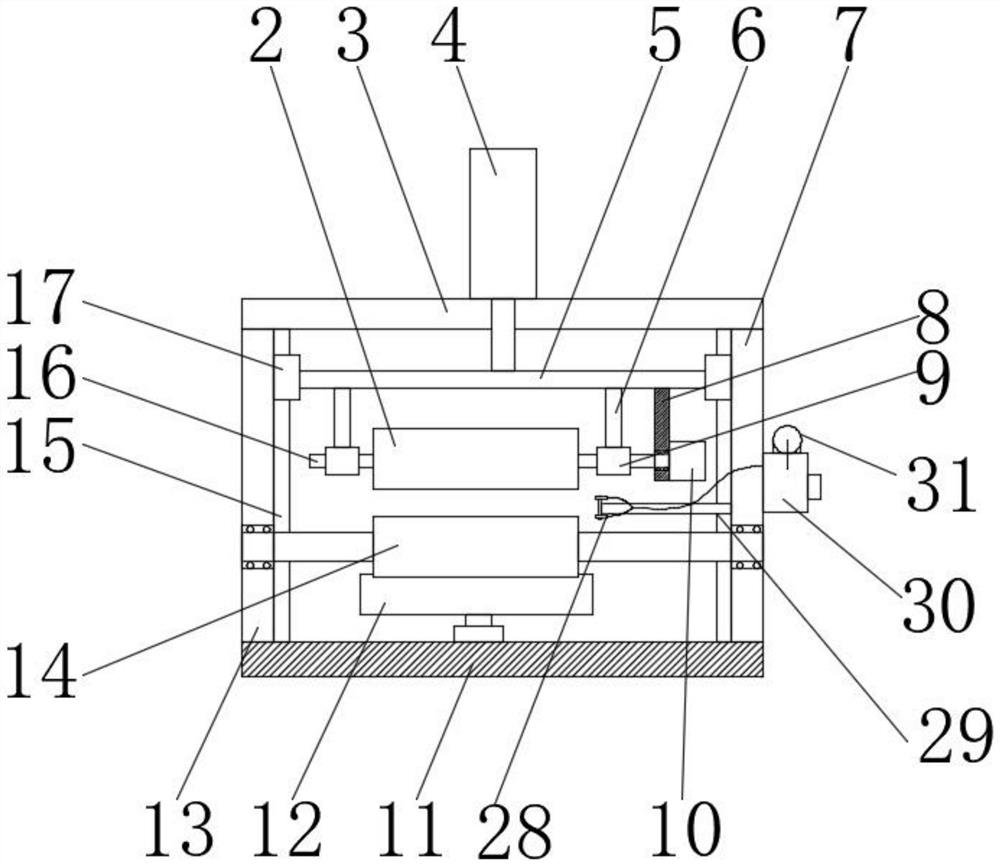 Mechanical waxing device capable of improving liquidity of wax liquid