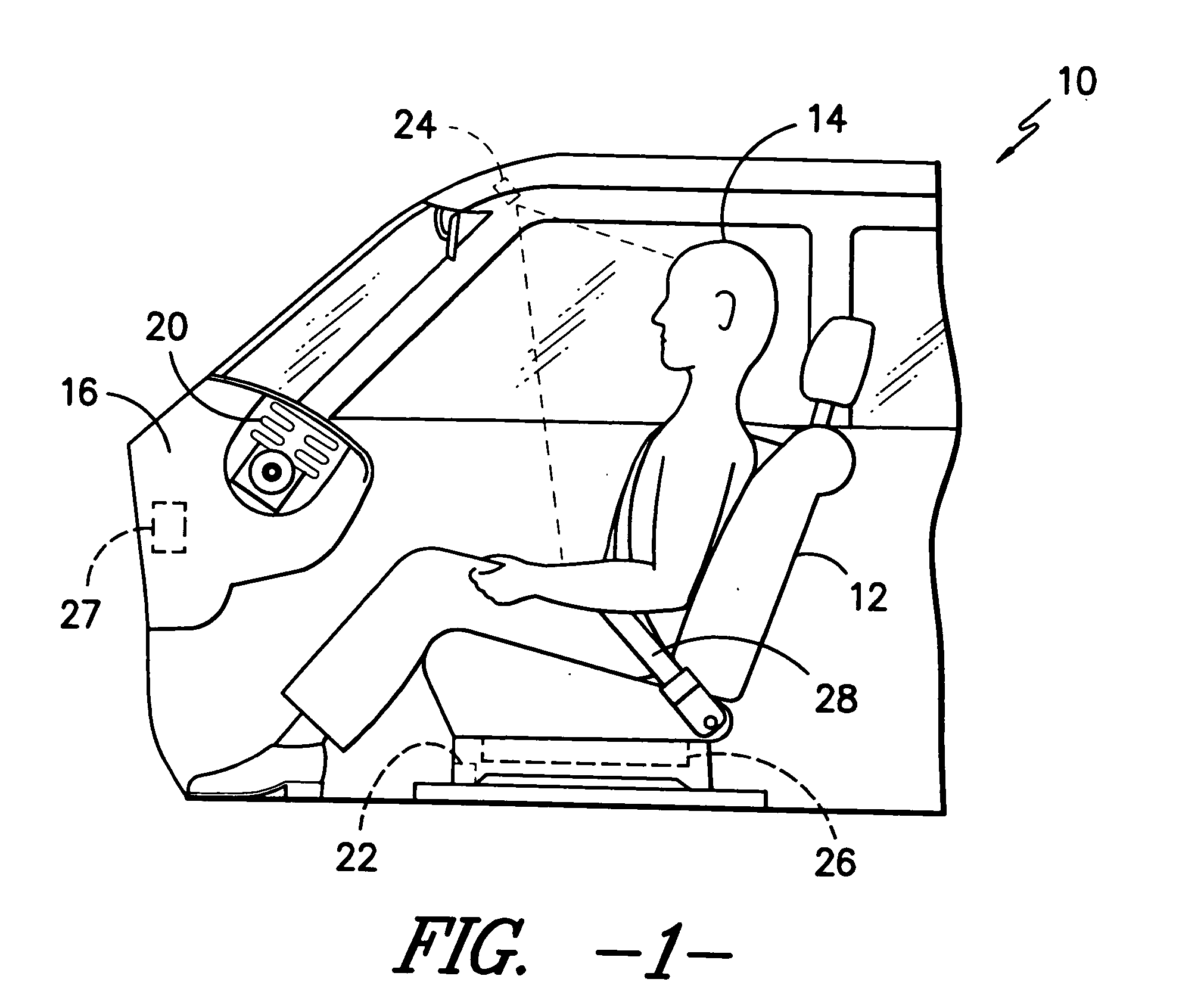 Air bag restraint including selectively operable venting elements