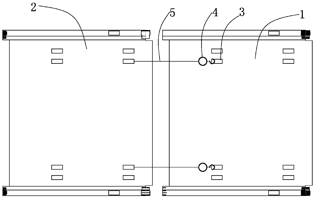 Precise aerial alignment system and method of suspension bridge steel bridge