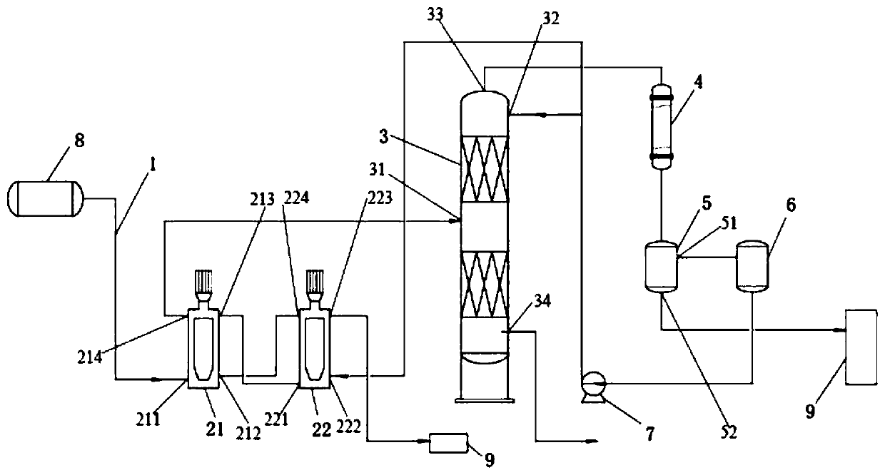 Water separation industrialization method and device for vinylpyridine compound